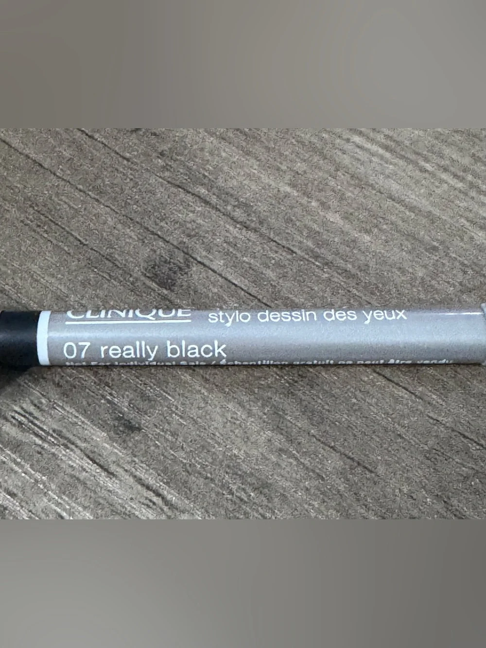 Clinique Quickliner for Eyes Pencil ~ 07 Really Black ~ full size ~